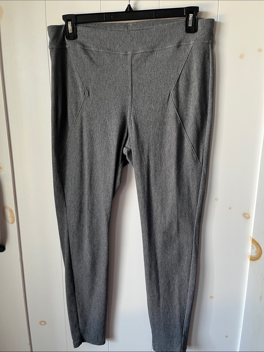 Gray Stretch Ponte Leggings